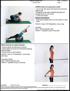 DPT Student Exercise Prescription