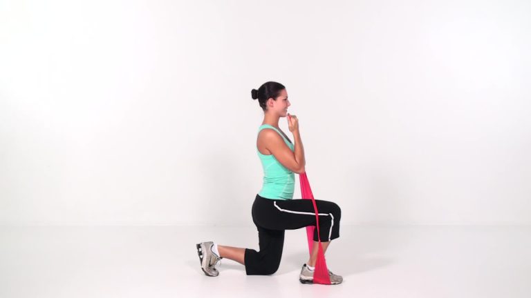 Kegel squat with elastic