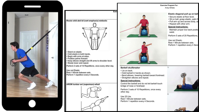 home exercise software