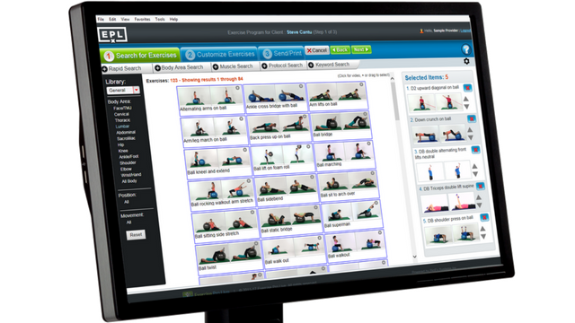 Exercise Pro Live Search options