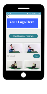 Exercise Now phone app exercises