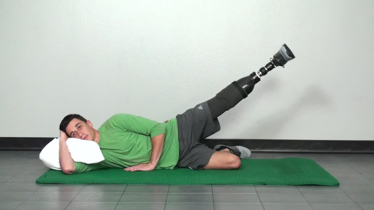 Below knee amputee exercise