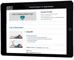 Exercise Pro Live patient portal