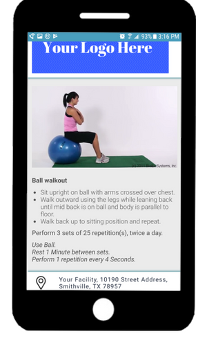 physical therapy home exercise software